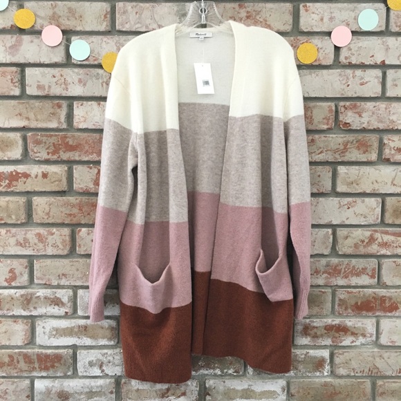 Nwt Madewell Ryder Stripe Colorblock 